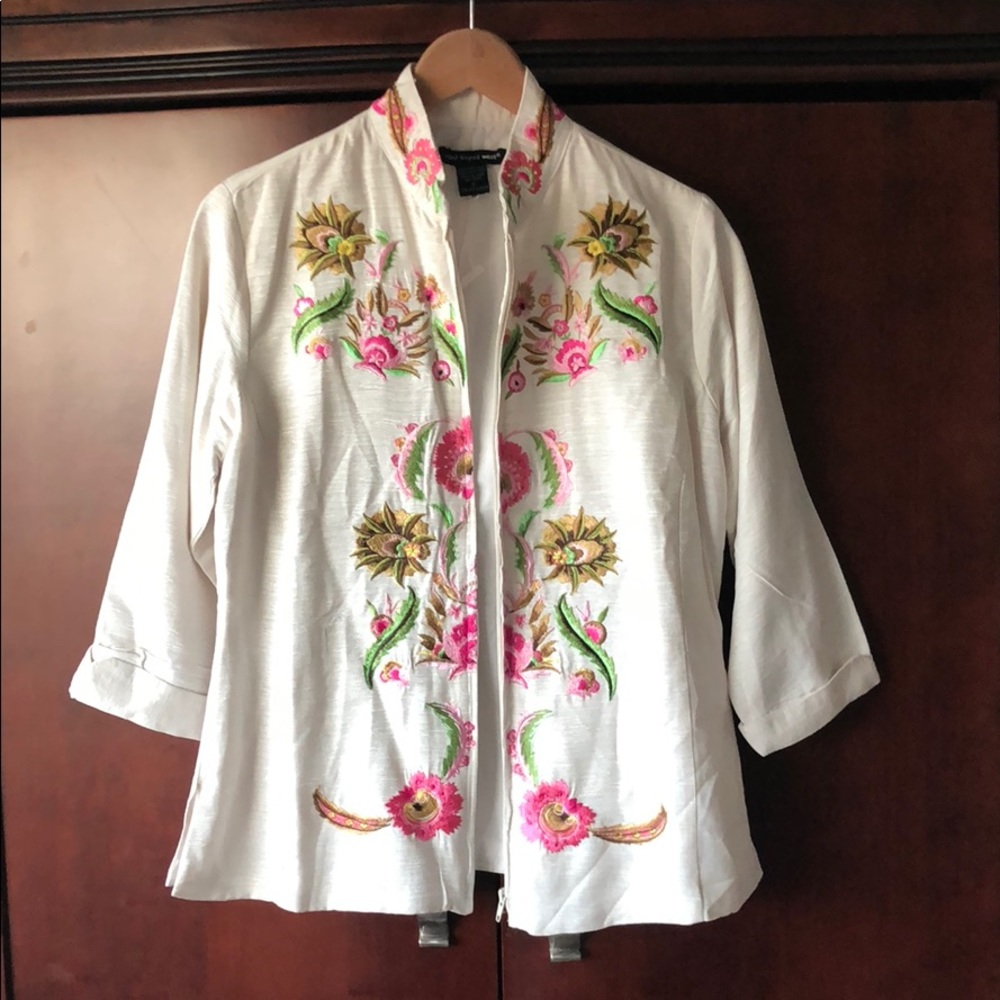 100% Silk St Tropez West Jacket